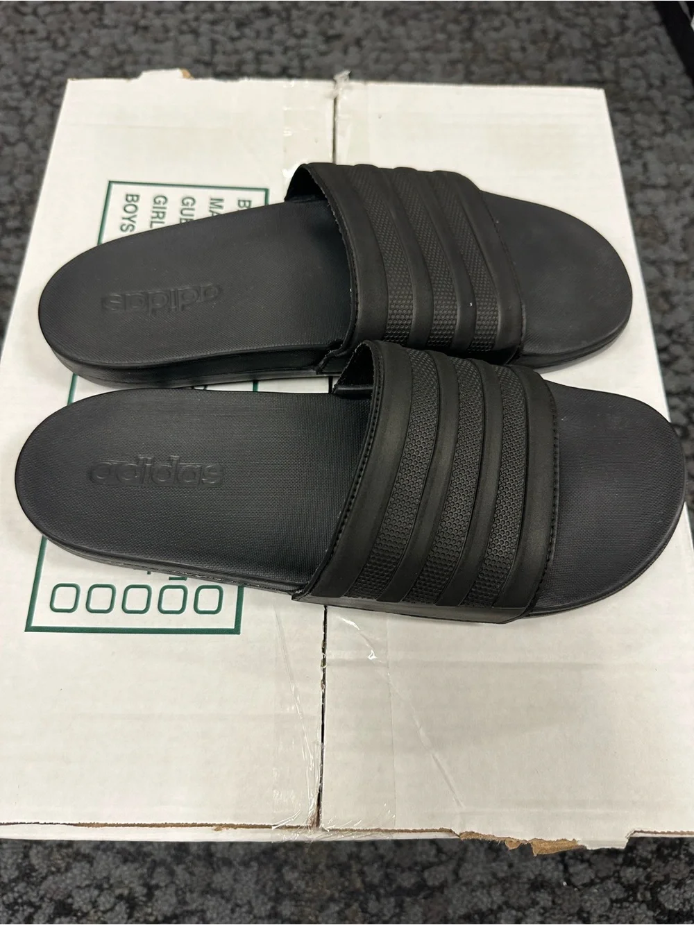 Brand New adidas ADILETTE Comfort Slide Black